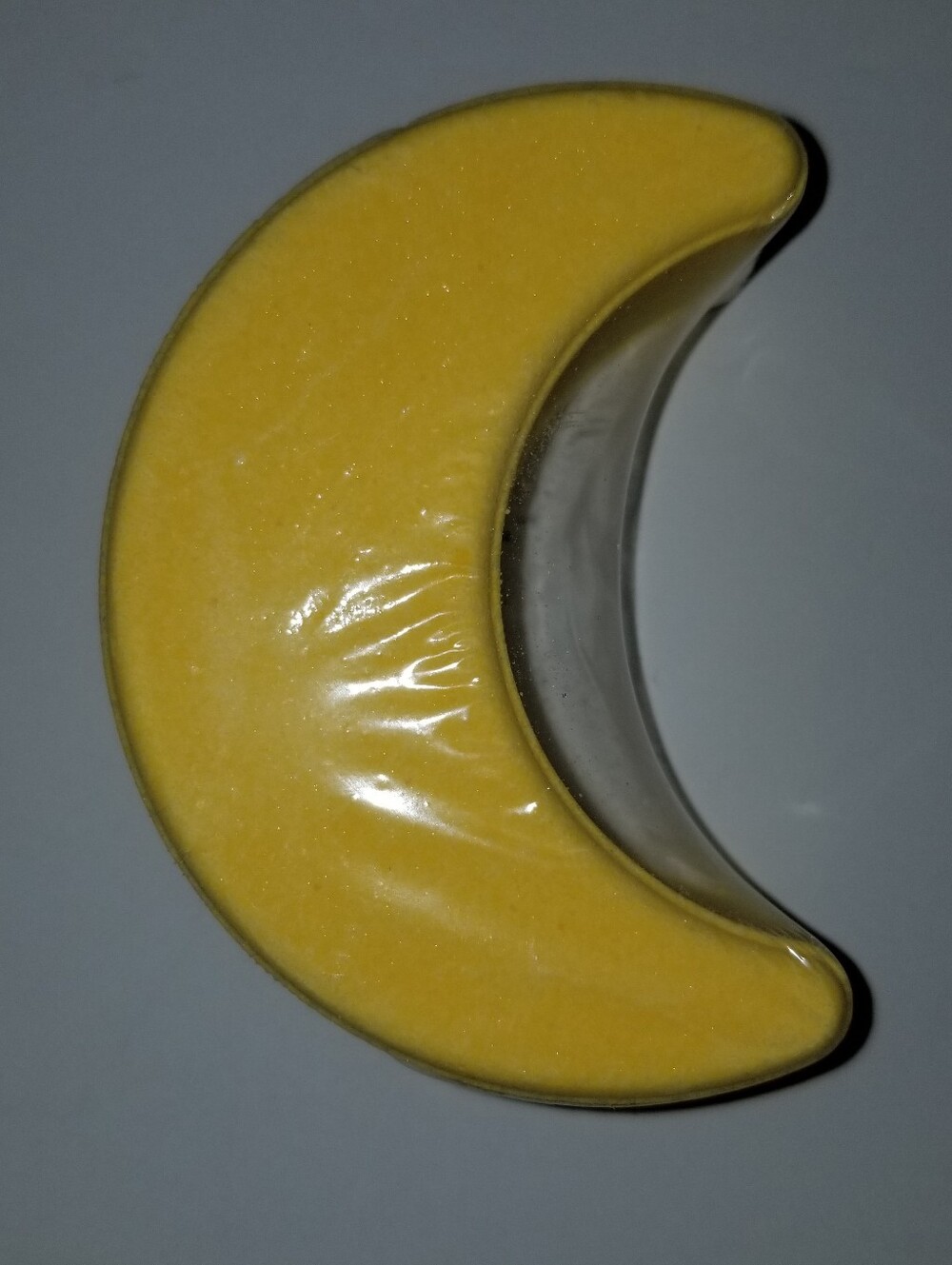 Crescent Moon Yellow Bath Bomb Wrapped